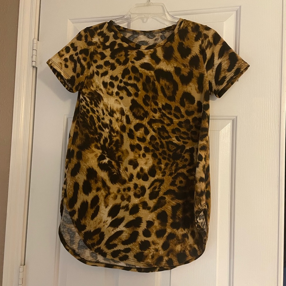 leopard print blouse shirt
